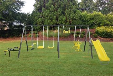 XDP Recreation Rising Sun Metal Swing Set | Swing and slide set, Metal swing sets, Swing set