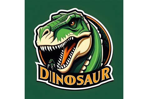 Dinosaur Logo Graphic by Craftable · Creative Fabrica