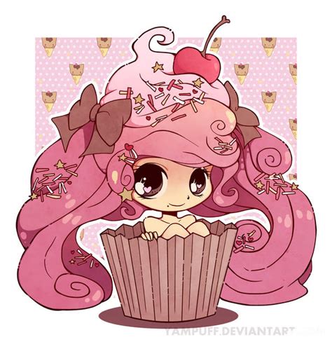 Collab: Cupcake girl by Koizumi6456 on DeviantArt