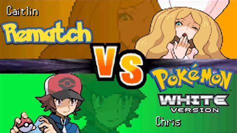 Pokemon Black & White - Elite Four Caitlin (Rematch) [HQ] - YouTube