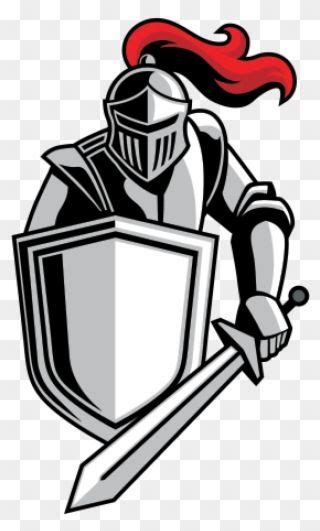 Printed Vinyl Middle Age Knight Warrior - Knight Warrior Shield Drawing Clipart Knight Art ...