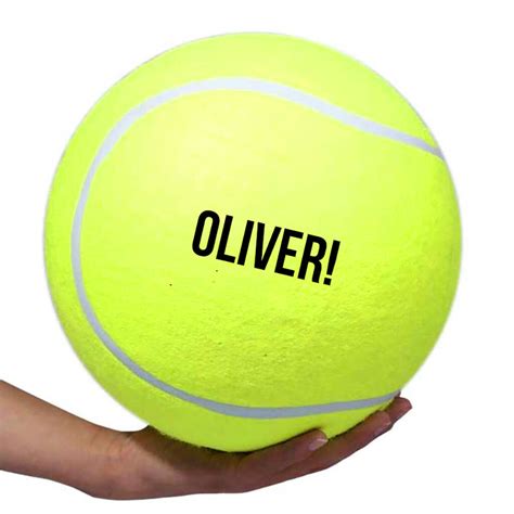 Personalised Jumbo Giant Tennis Ball By We Print Balls | notonthehighstreet.com