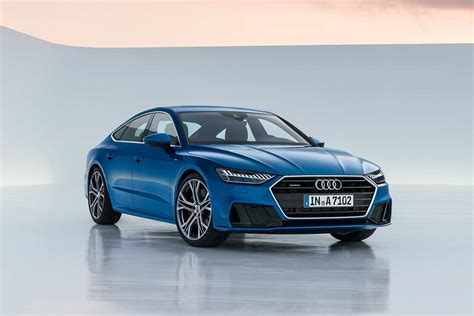 2018 audi a7 sportback blue front quarter pr - AUTOBICS