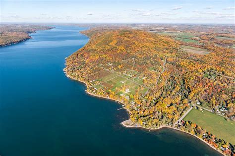 Autumn above Canandaigua Lake - Fingerlakes1.com