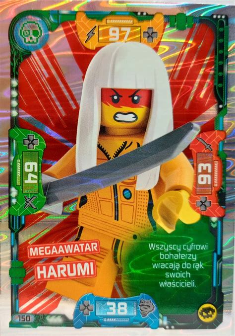 LEGO Ninjago karta 150 megaawatar Harumi - 12456016877 - oficjalne ...