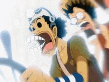 One Piece Luffy Usopp Sanji Shock GIF - One Piece Luffy Usopp Sanji Shock - Discover & Share GIFs