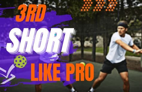 Learn How to Pickleball Third Shot Drop Like an Expert