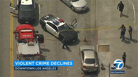 LA sees drops in violent crime in 2018 - ABC7 Los Angeles