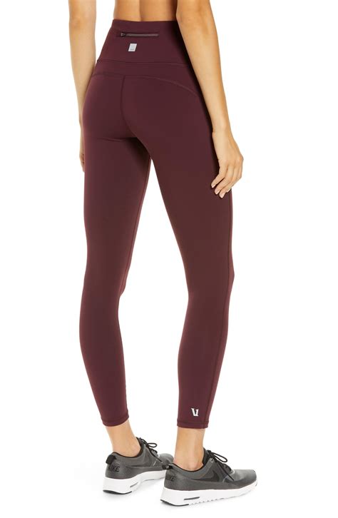 Vuori Pace High Waist Leggings in Cerise (Red) - Lyst