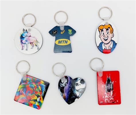 Sublimation Blanks : Various Shaped MDF Keyrings (end of range) - SA ...