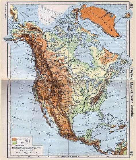 Maps of North America and North American countries | Political maps, Administrative and Road ...