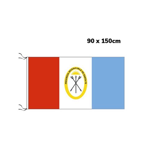 Bandera Santa Fe Emblemas Argentinos 90 x 150cm