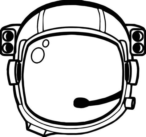 Astronaut Helmet Coloring Page | Astronaut helmet, Astronaut craft ...