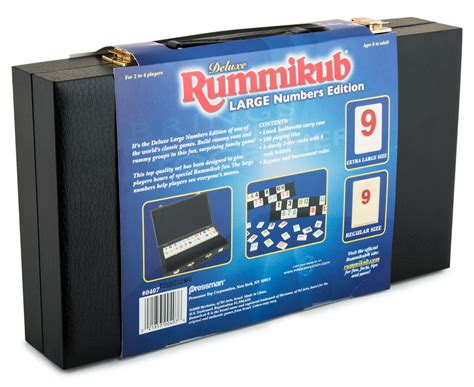 Deluxe Rummikub Large Numbers Edition Game | Catch.com.au