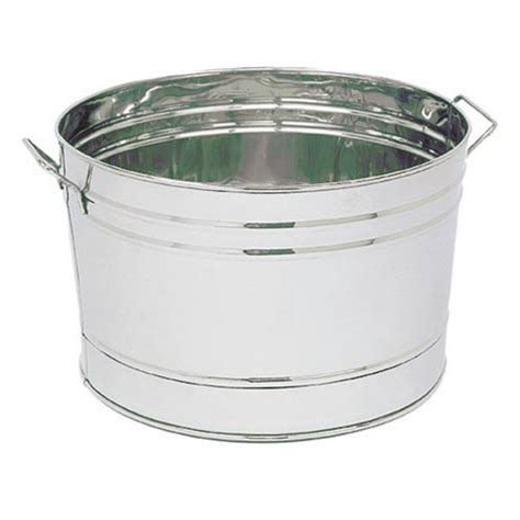 Achla Designs Round Stainless Steel Tub - Walmart.com