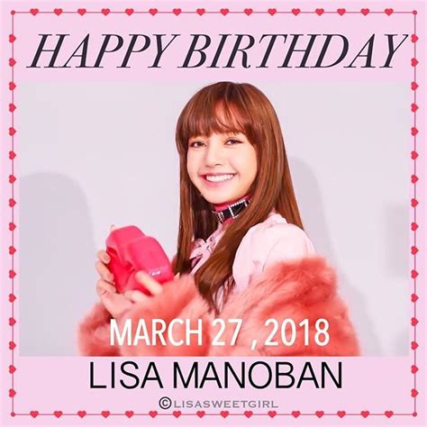 Lisa Blackpink 25th Birthday Celebration 2022