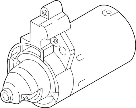 02E911022H - Starter Motor - Genuine Volkswagen Part