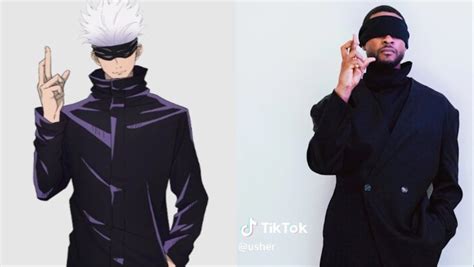 Usher Cosplaying JUJUTSU KAISEN's Satoru Gojo Sparks Pure Fandom Joy ...