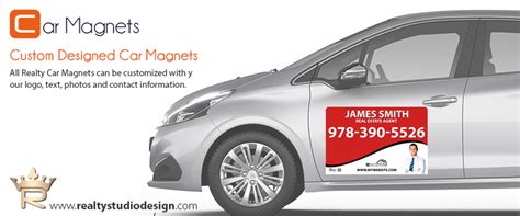 Real Estate Car Magnet Templates | Realtor Car Magnet Templates