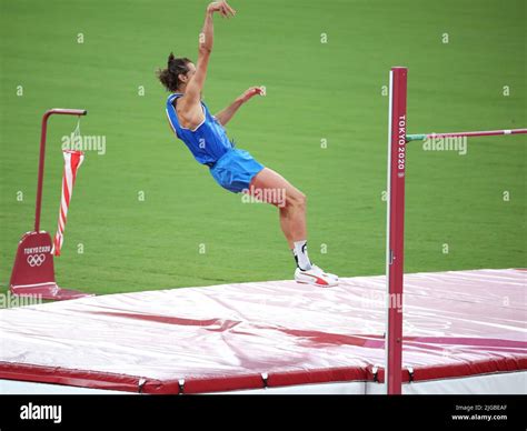 August 01st, 2021 - Tokyo, Japan: Gianmarco Tamberi of Italy in action ...