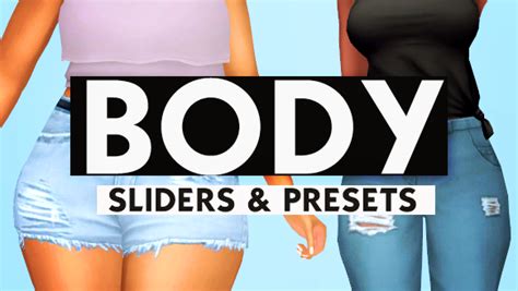 Sims 4 Body Presets Realistic