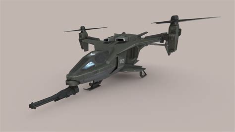 Halo Reach Falcon - Download Free 3D model by YannisTH [614a154] - Sketchfab