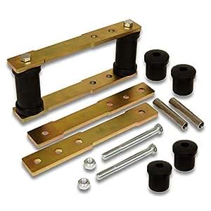 Amazon.com: 1" to 4" Adjustable 3-Position Rear Leaf Spring Shackle Lift Set - 76-81 Camaro ...