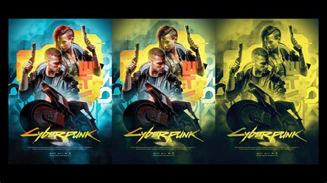 Cyberpunk 2077 poster on Behance