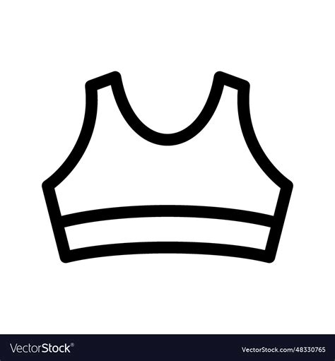 Bra icon Royalty Free Vector Image - VectorStock