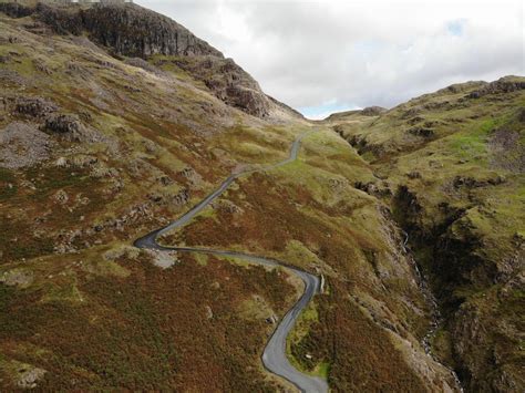 Climbing Hardknott Pass West, Cumbria, England, by bike - cycling data ...