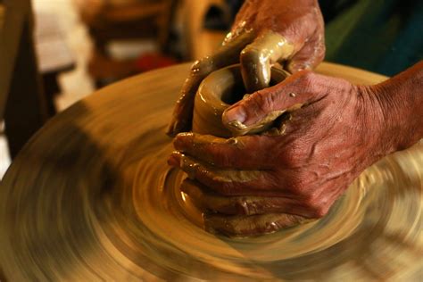 Free Images : wood, workshop, spinning, pottery, close up, art, hands, handmade, clay, carving ...