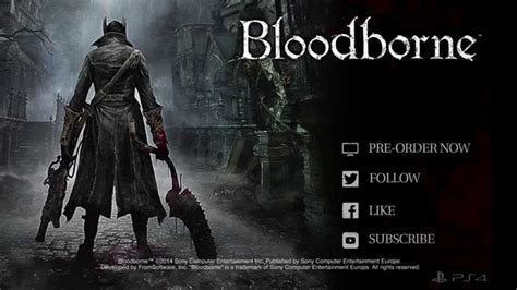 Bloodborne E3 2014 First TRAILER | EXCLUSIVE to PS4 - YouTube