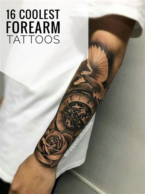 16 Coolest Forearm Tattoos For Men | Cool forearm tattoos, Forearm ...