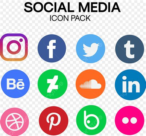 Social Media Marketing Clipart Transparent Background, Popular Social ...