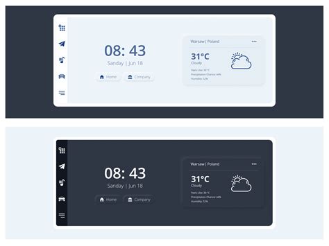 Weather Widget by Alex Saakov on Dribbble