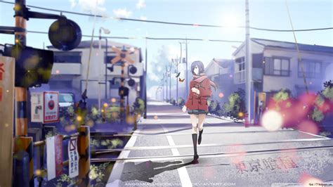 Anime Scenery Tokyo Street Wallpaper - Anime Wallpaper HD