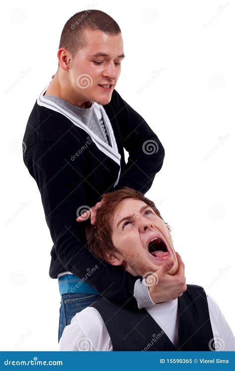 Two men fighting stock image. Image of screaming, fight - 15590365