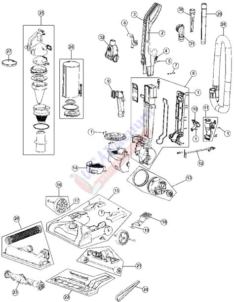 Hoover Windtunnel Parts Diagram - Hanenhuusholli