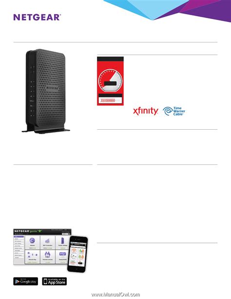 Netgear C3700 | Product Data Sheet
