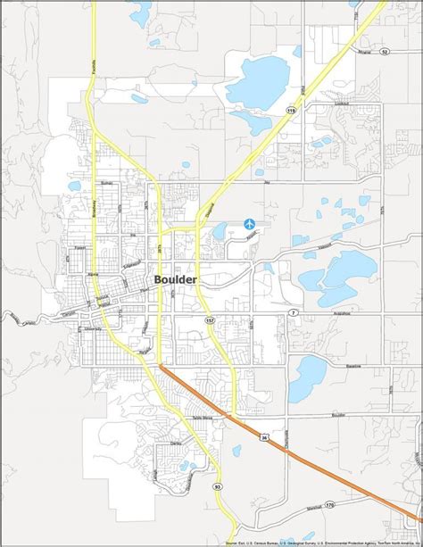 Boulder Colorado Map - GIS Geography