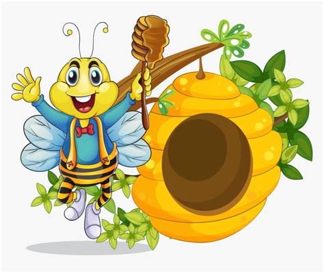 Hive Clipart Beehive - Beehive Cartoon Png, Transparent Png - kindpng