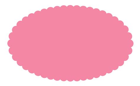 Png Oval Frame Pink - PNG Image Collection