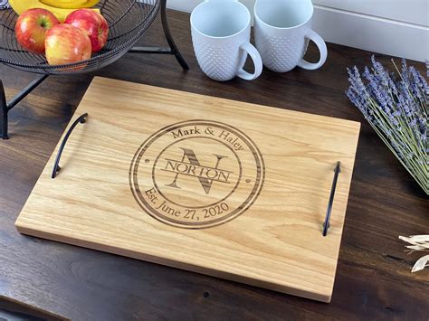 Personalized Mothers Day Gift Personalized Wood Serving Tray | Etsy