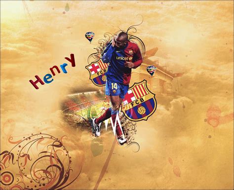 Cool Sports Players: Thierry Henry Barcelona