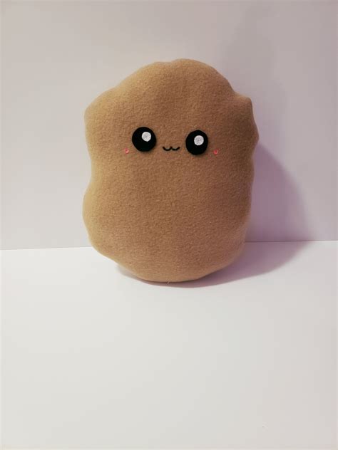 Kawaii Chicken Nugget Plush Large Food Pillow 11 - Etsy | Food pillows ...