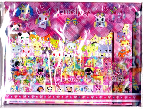 Sanrio Japan Jewelpet Letter Set with Stickers in Bag 2011 Kawaii