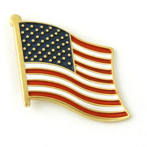 US Flag Lapel Pin Made in USA | American Flag Pins Bulk