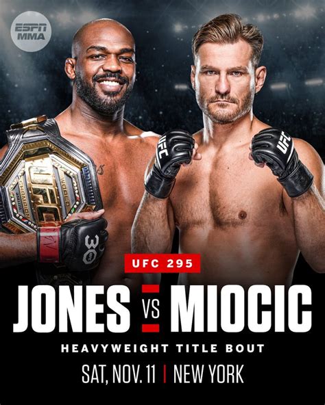 Jon Jones reconoce que pelea con Miocic por dinero, aunque su rival ...