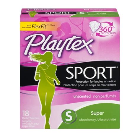 Save on Playtex Sport Tampons Super Plastic Applicator Unscented Order Online Delivery | Stop & Shop