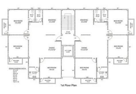 Interior Design 2d Drawings - 2D Plan from Coimbatore